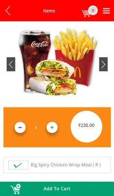 McDelivery android App screenshot 2